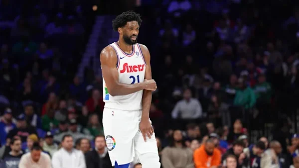 Joel Embiid 21 NBA City Jersey 76ers playing