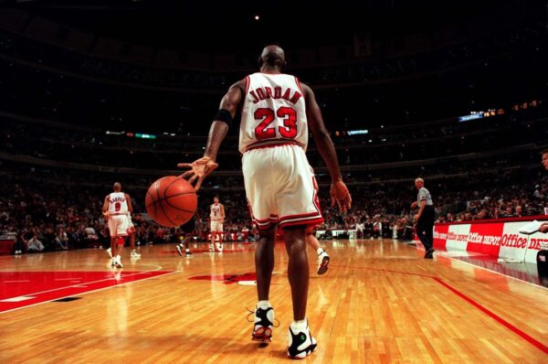 Michael Jordan 23 white NBA jersey retro playing