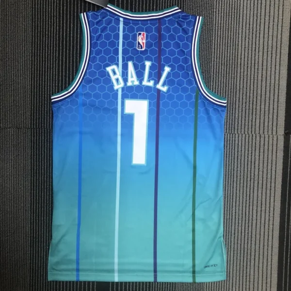 Lamelo Ball 1 White NBA jersey city 24-25 2