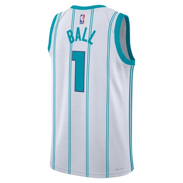 Lamelo Ball 1 White NBA jersey 24-25