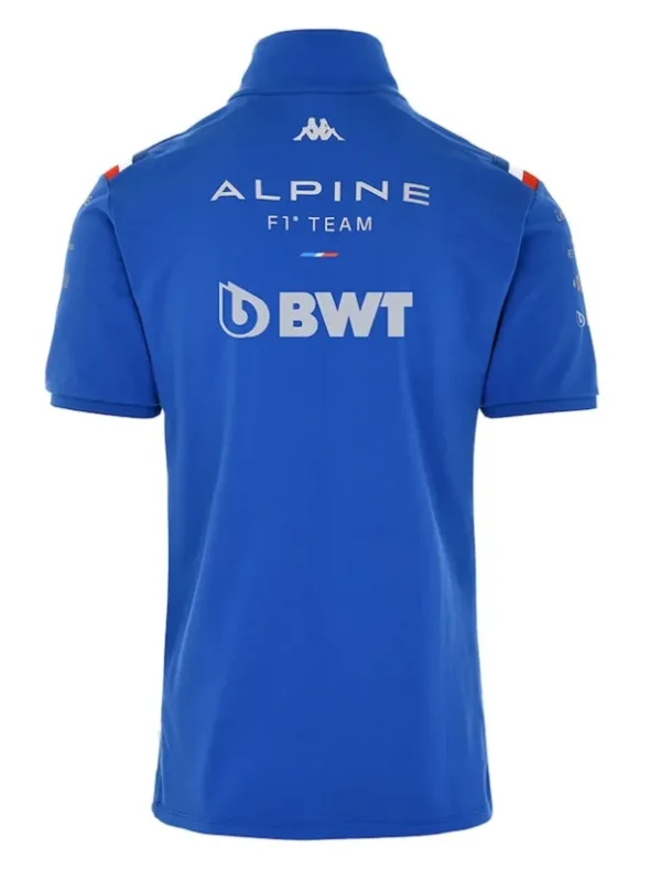 BWT Alpine Formula 1 2022 Polo Blue Back
