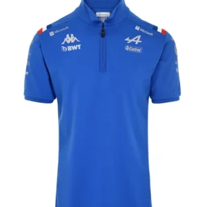 BWT Alpine Formula 1 2022 Polo Blue Front
