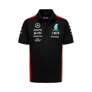 Mercedes AMG Petronas Formula 1 2023 Polo Black Front