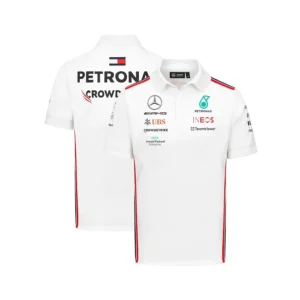 Mercedes AMG Petronas Formula 1 2023 Polo White