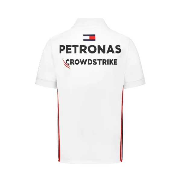 Mercedes AMG Petronas Formula 1 2023 Polo White Back