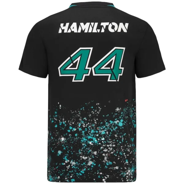 Mercedes AMG Petronas Formula 1 Lewis Hamilton 2022 Polo Back