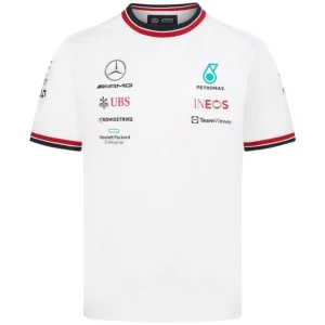 Mercedes AMG Petronas Formula 1 Racing 2022 Shirt White Front