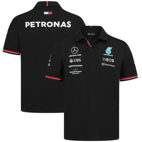 Mercedes AMG Petronas Formula 1 Racing Polo 2022 Black