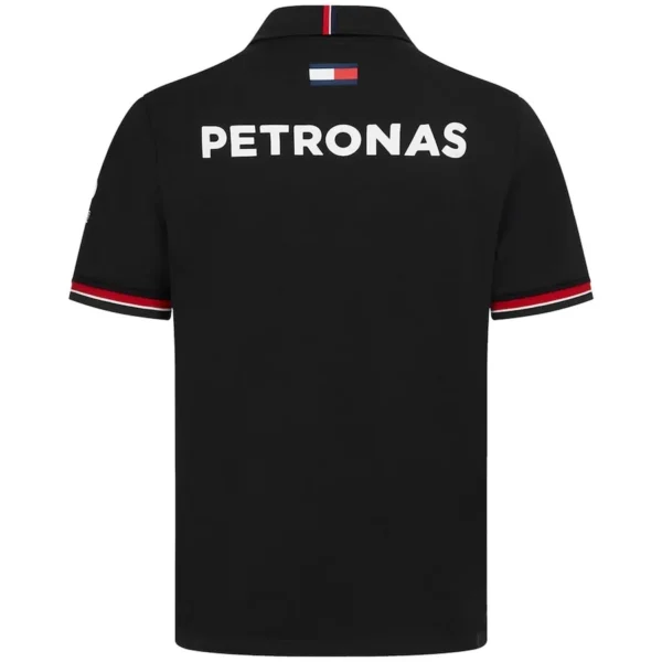 Mercedes AMG Petronas Formula 1 Racing Polo 2022 Black Back