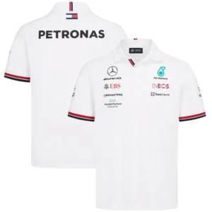 Mercedes AMG Petronas Formula 1 Racing Polo 2022 White