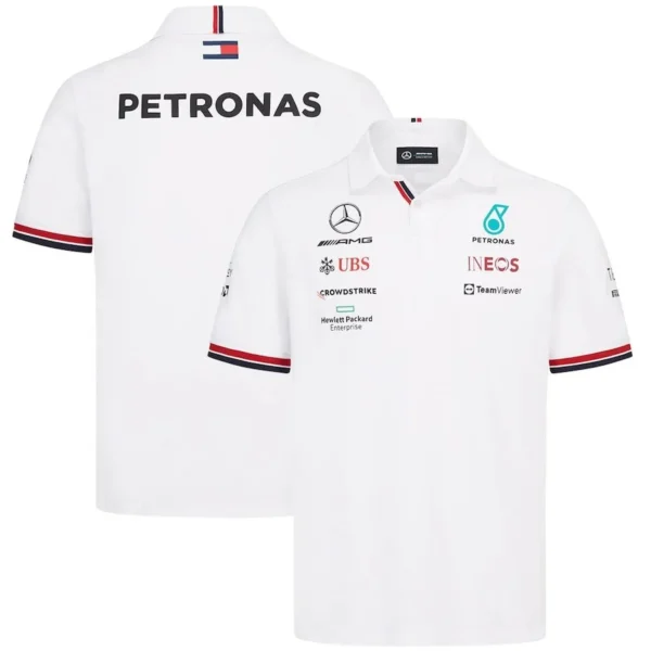 Mercedes AMG Petronas Formula 1 Racing Polo 2022 White