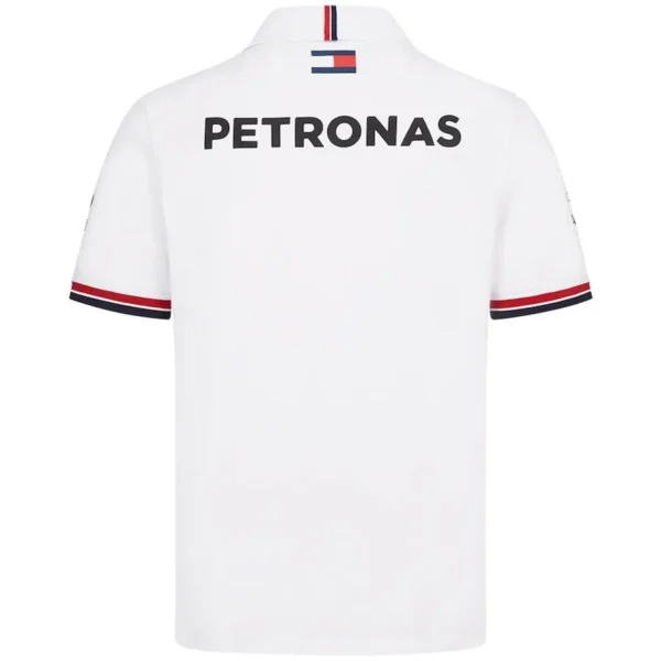 Mercedes AMG Petronas Formula 1 Racing Polo 2022 White Back