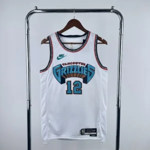 Ja Morant 12 White NBA jersey City 24-25 2