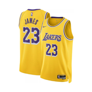 Lebron James 23 Yellow NBA jersey 24-25