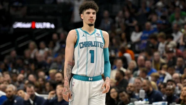 Lamelo Ball 1 White NBA jersey 24-25 playing