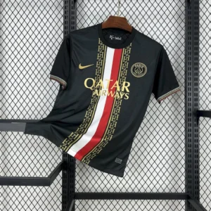 PSG Black Gold Football Shirt 2025/2026