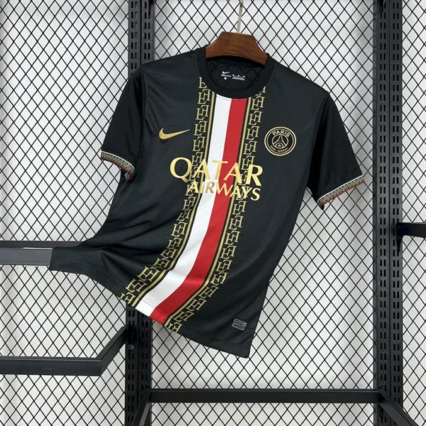 PSG Black Gold Football Shirt 2025/2026