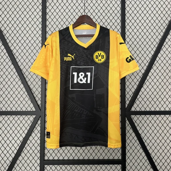Borussia Dortmund Black Yellow Football Shirt 2024/2025