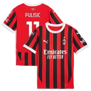 AC Milan Home Football Shirt 24/25 - Christian Pulisic