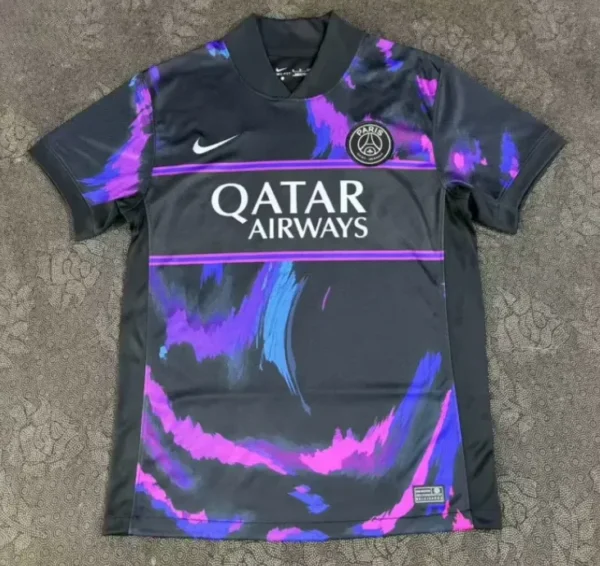 PSG Black Purple Football Shirt 2025/2026