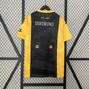 Borussia Dortmund Black Yellow Football Shirt 2024/2025 back