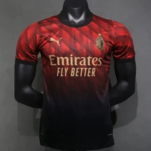 AC Milan Gradient Red Football Shirt 2024/2025
