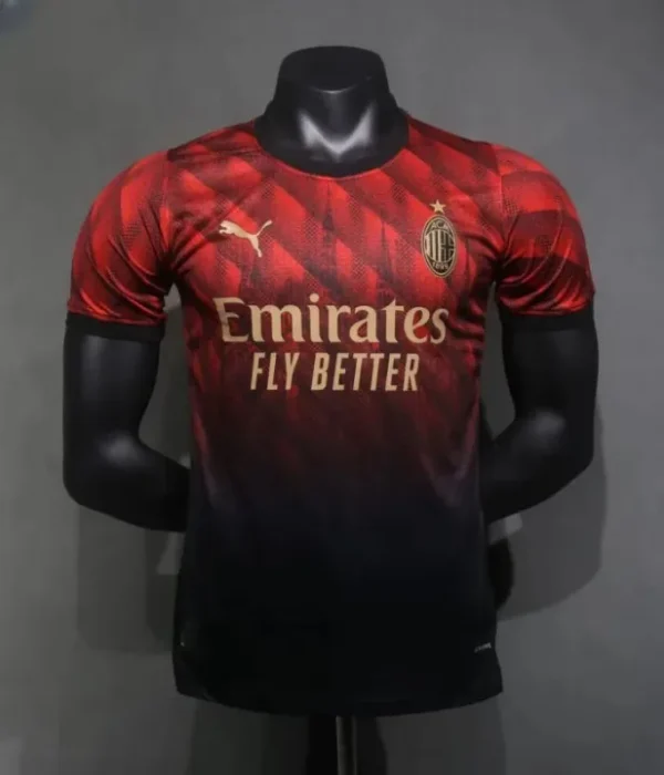 AC Milan Gradient Red Football Shirt 2024/2025