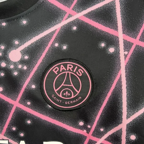 PSG Pink Neon Football Shirt 2025/2026 details