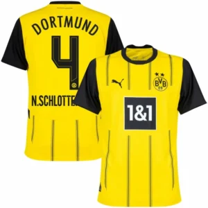 Borussia Dortmund Home Football Shirt 24/25 - Nico Schlotterbeck