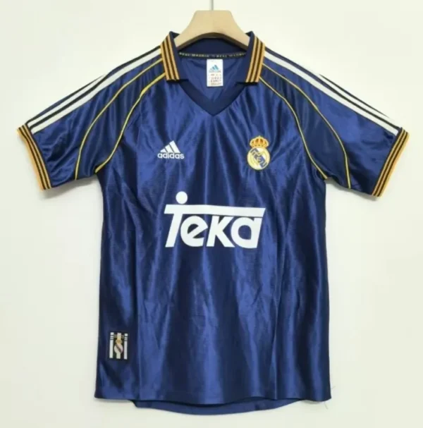 Real Madrid Away Football Shirt 1998/1999