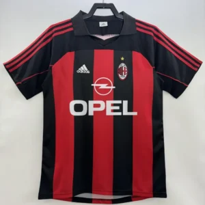 AC Milan Home Football Shirt 2000/2001 front