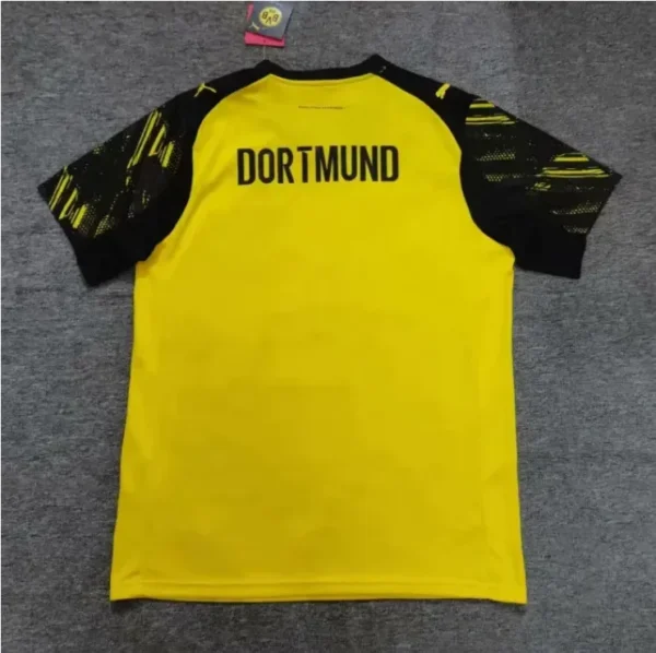 Borussia Dortmund Black Yellow Home Football Shirt 2025/2026 back