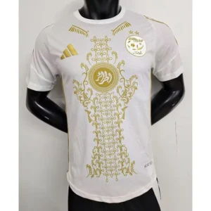 Algeria White Gold Training Football Shirt 2024:2025