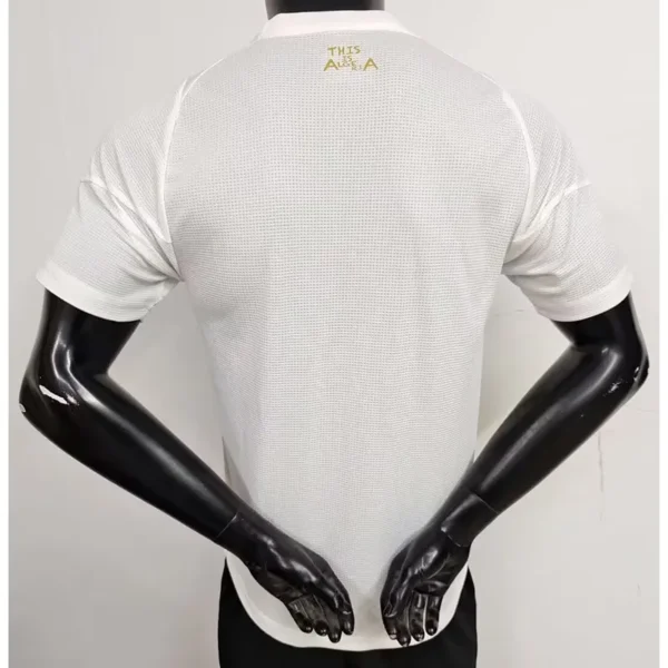 Algeria White Gold Training Football Shirt 2024:2025 Back