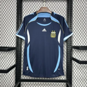Argentina Away Football Shirt 2006:2007