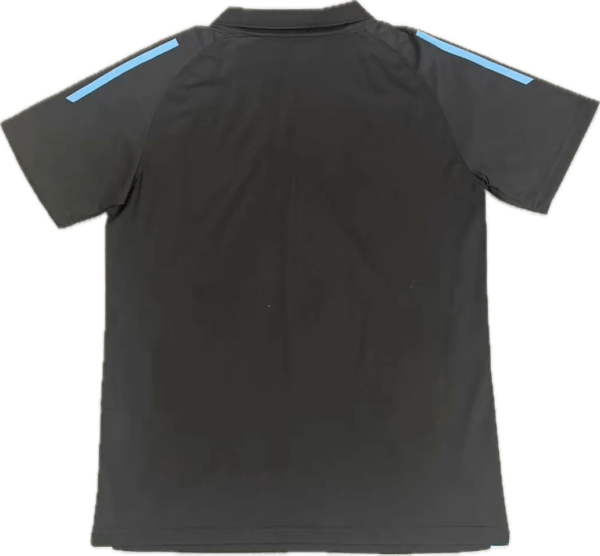 Argentina Black Polo Football Shirt 2024:2025 Back