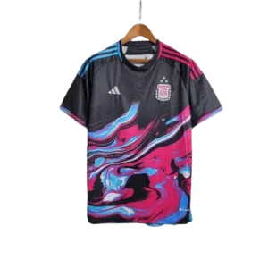 Argentina Black Red Football Shirt 2024:2025