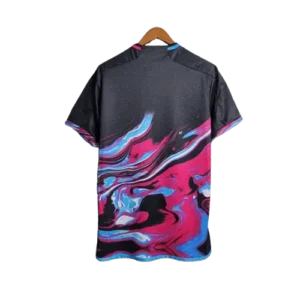 Argentina Black Red Football Shirt 2024:2025 Back