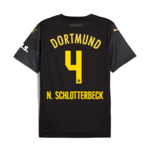 Borussia Dortmund Away Football Shirt 24/25 - Nico Schlotterbeck back