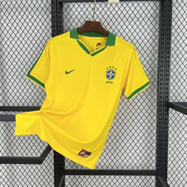 Brazil Home Football Shirt 1997:1998
