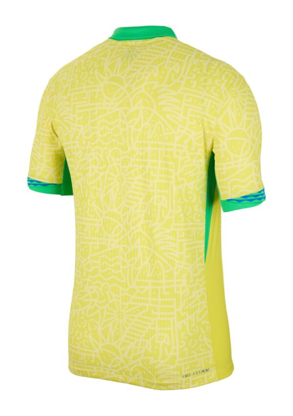 Brazil Home Football Shirt 2024:2025 Back