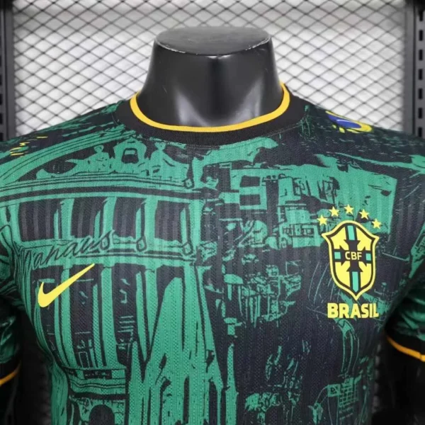 Brazil x Church Football Shirt 2024:2025 Detail