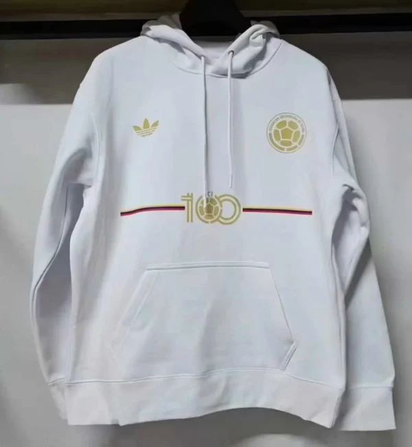 Colombia x 100th Anniversary Hoodie Football Shirt 2024:2025