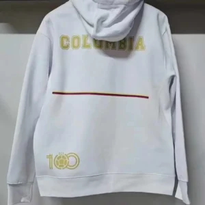 Colombia x 100th Anniversary Hoodie Football Shirt 2024:2025 Back