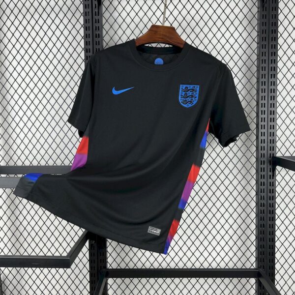 England Black Away Football Shirt 2025:2026