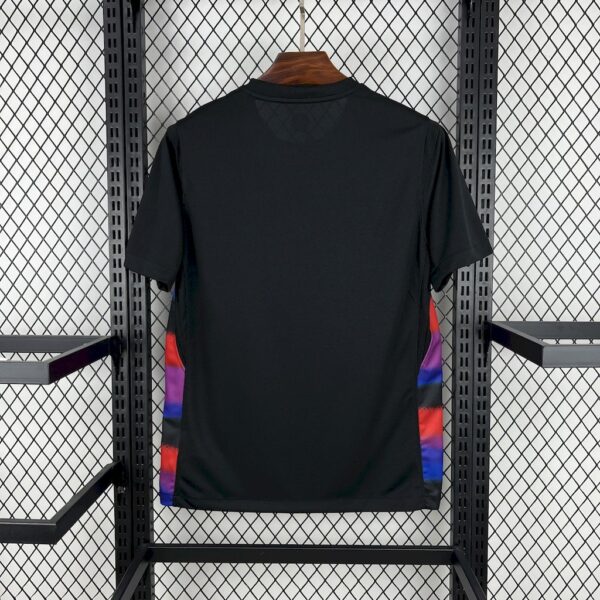 England Black Away Football Shirt 2025:2026 Back