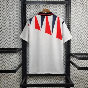 England White Home Football Shirt 1992:1993 Back