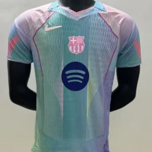FC Barcelona Cyan Fan Football Shirt 2025:2026