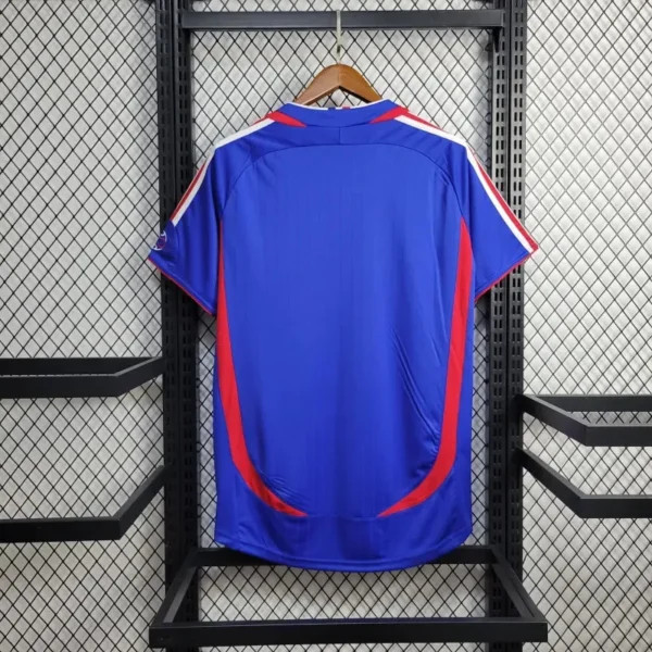 France Home Football Shirt 2006:2007 Back