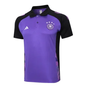 Germany Purple Polo Football Shirt 2024:2025